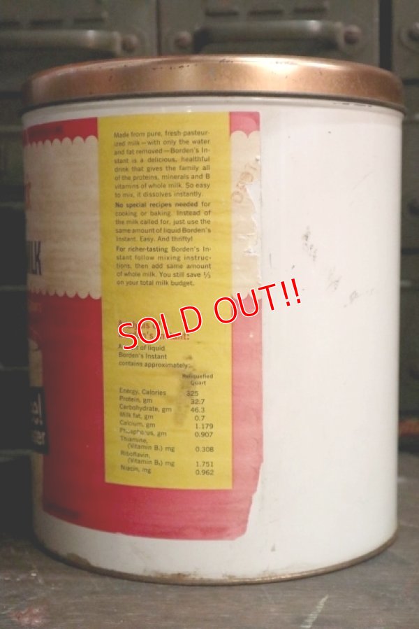 画像5: dp-181203-31 Borden's / Instant Nonfat Dry Milk Can