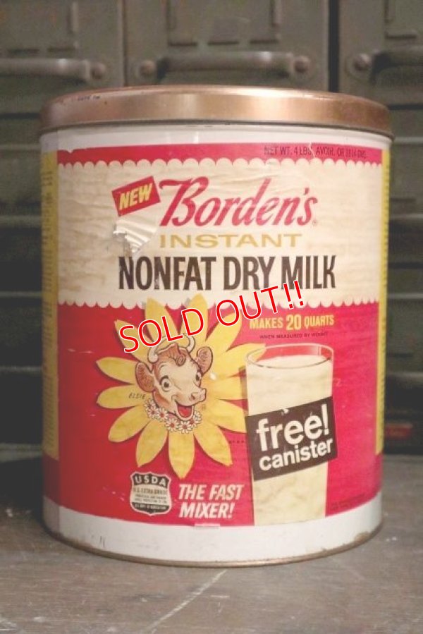 画像1: dp-181203-31 Borden's / Instant Nonfat Dry Milk Can