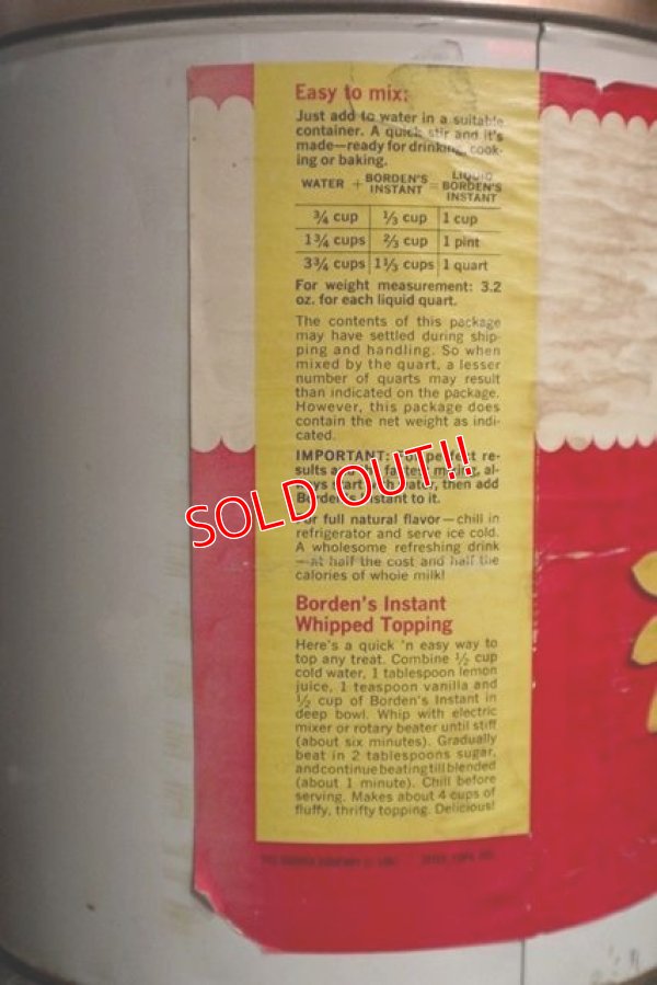 画像6: dp-181203-31 Borden's / Instant Nonfat Dry Milk Can