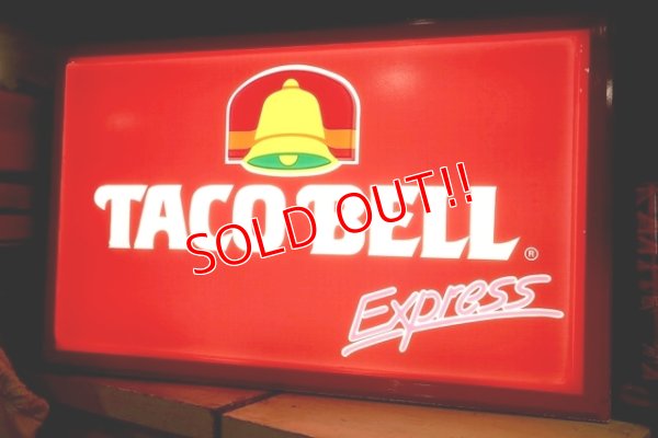 画像1: dp-181203-19 TACO BELL / 1980's Lighted Store Sign