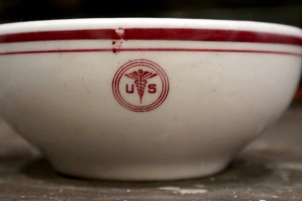 画像2: dp-181101-15 U.S.ARMY Medical Department / Vintage China Bowl (B)