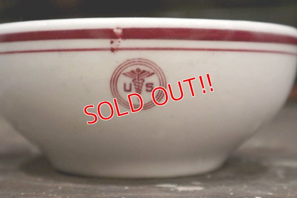 画像2: dp-181101-15 U.S.ARMY Medical Department / Vintage China Bowl