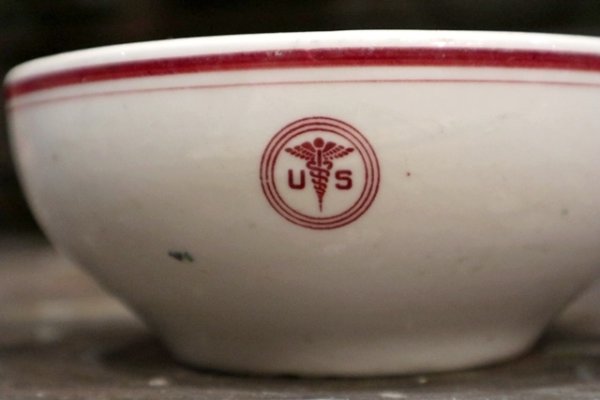 画像2: dp-181101-15 U.S.ARMY Medical Department / Vintage China Bowl (C)