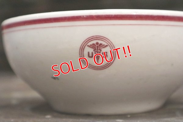 画像2: dp-181101-15 U.S.ARMY Medical Department / Vintage China Bowl (C)