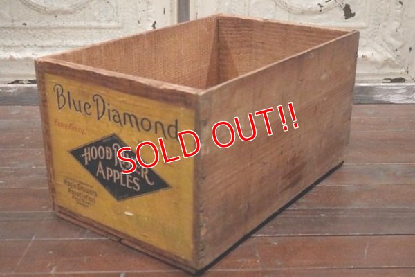 画像1: dp-150107-09 Diamond Brand Hood River Apples / Vintage Wood Box