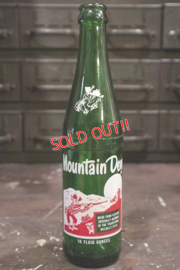 画像1: dp-190101-10 Mountain Dew  / 1960's 10FL.OZS Bottle