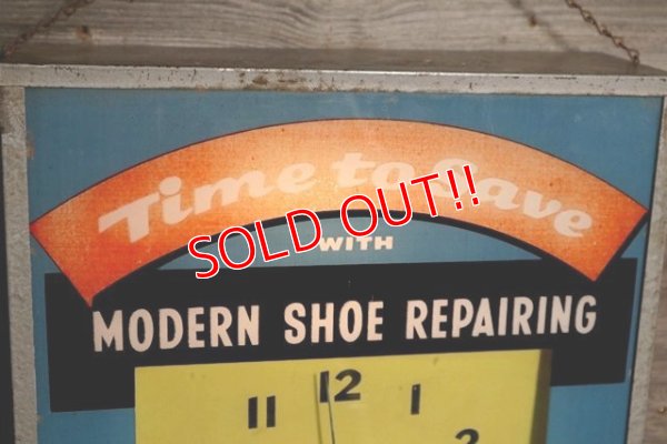 画像4: dp-190101-12 CAT'S PAW CAT-TEX / 1950's Advertising Lighted Clock