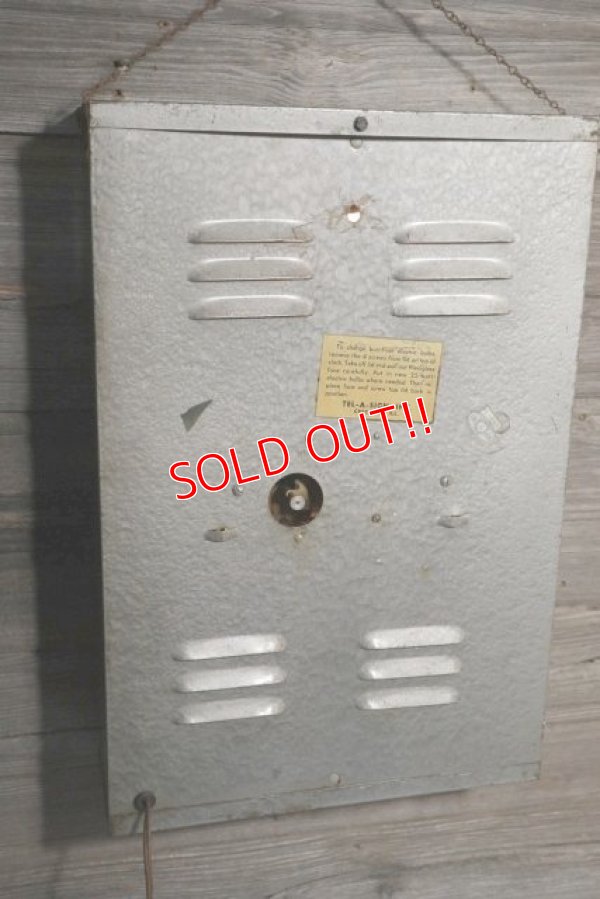 画像10: dp-190101-12 CAT'S PAW CAT-TEX / 1950's Advertising Lighted Clock