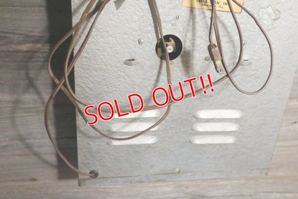 画像12: dp-190101-12 CAT'S PAW CAT-TEX / 1950's Advertising Lighted Clock