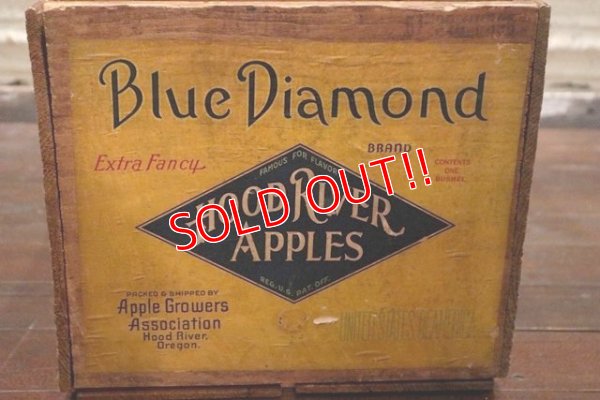 画像2: dp-150107-09 Diamond Brand Hood River Apples / Vintage Wood Box