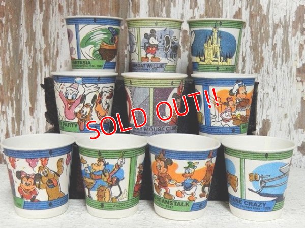 画像2: ct-141007-25 Sixty Years Mickey / 1980's Dixie Cups 10pc set