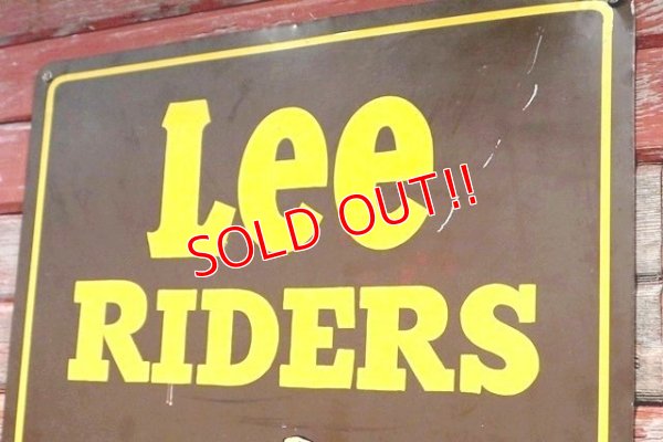 画像2: dp-190101-18 Lee Riders / 1980's(?) Metal Sign