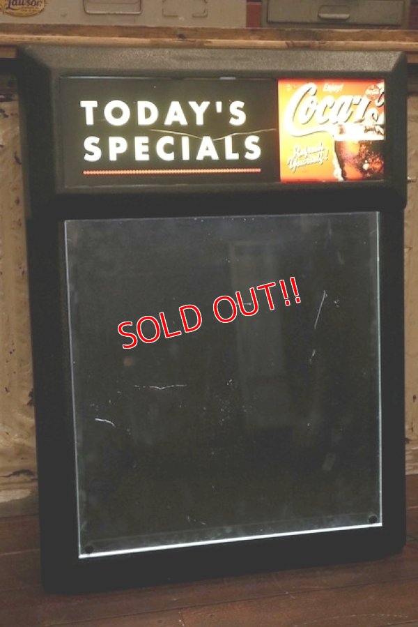 画像1: dp-190101-20 Coca Cola / 2000's Lighted Menu Board Sign