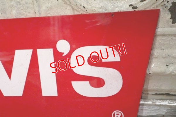 画像6: dp-190101-21 Levi's / 1980's〜Store Display Plastic Sign