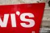 画像6: dp-190101-21 Levi's / 1980's〜Store Display Plastic Sign