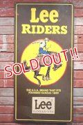 dp-190101-18 Lee Riders / 1980's(?) Metal Sign