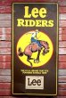 画像1: dp-190101-18 Lee Riders / 1980's(?) Metal Sign (1)