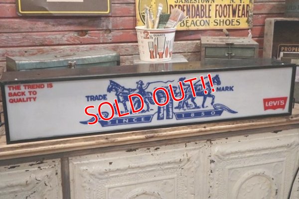 画像6: dp-190101-15 Levi's / Store Display Sign "Two Horse Mark"