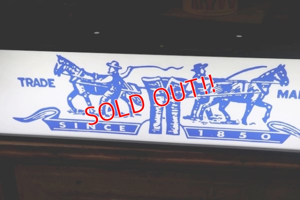 画像1: dp-190101-15 Levi's / Store Display Sign "Two Horse Mark"