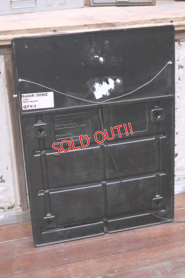 画像11: dp-190101-20 Coca Cola / 2000's Lighted Menu Board Sign