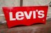 画像1: dp-190101-21 Levi's / 1980's〜Store Display Plastic Sign (1)