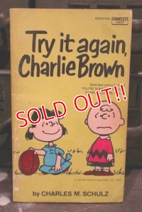 ct-181203-77 PEANUTS / 1974 Comic "Try it agin,Charlie Brown "