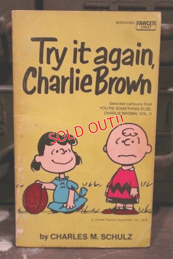 画像1: ct-181203-77 PEANUTS / 1974 Comic "Try it agin,Charlie Brown "