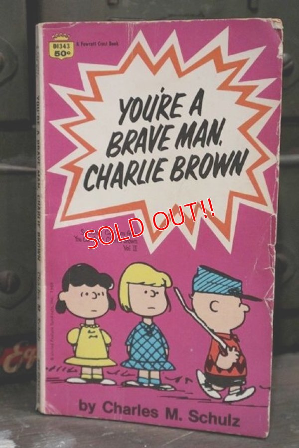 画像1: ct-181203-77 PEANUTS / 1970 Comic "YOU'RE A BRAVE MAN ,CHARLIE BROWN"