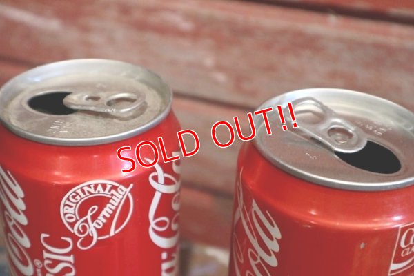 画像6: ct-190101-26 Mickey Mouse & Minnie Mouse / 1980's Coca Cola Classic Can Set