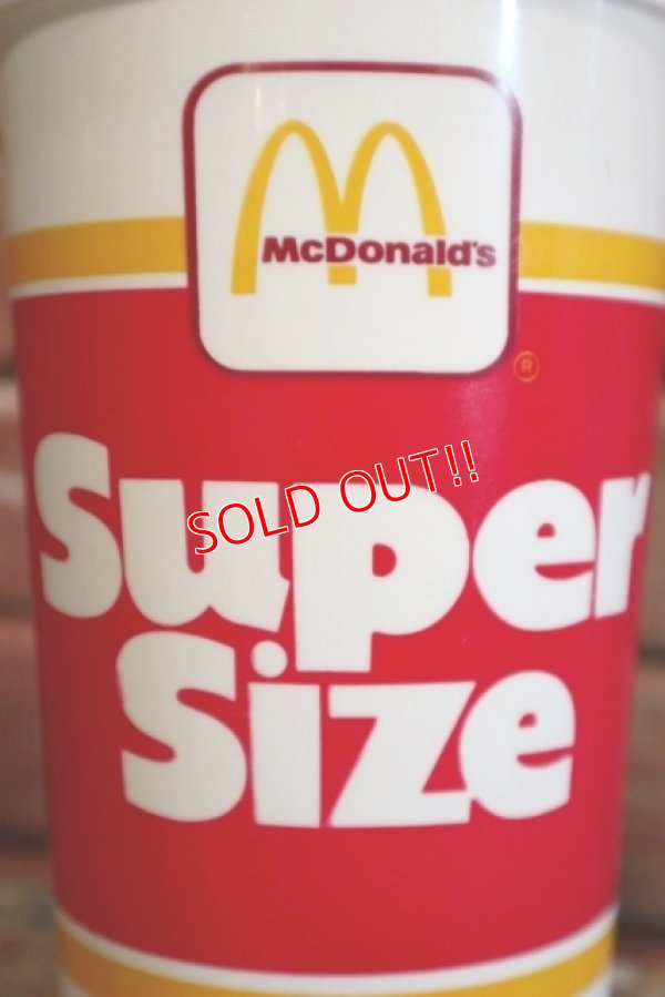画像2: dp-190101-22 McDonald's / 1988 Super Size Plastic Cup