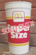 dp-190101-22 McDonald's / 1988 Super Size Plastic Cup