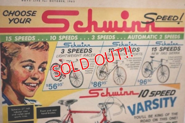 画像2: ad-190101-01 Schwinn / 1963 Advertisment