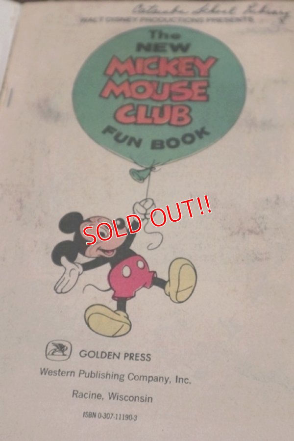 画像2: ct-190101-36 teh New Mickey Mouse Club / 1970's Fun Book