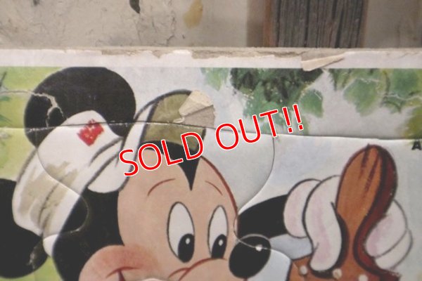 画像5: ct-190101-31 Mickey Mouse & Pluto / jaymer 1960's Frame Tray Puzzle