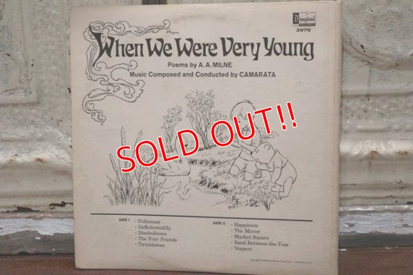 画像7: ct-190101-79 Winnie the Pooh / When Were Very Young 1960's Record