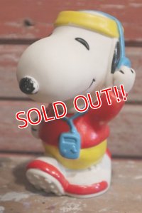 ct-1902021-07 Snoopy / Danara 1980's Squeeze Toy "Jogging"