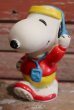 画像1: ct-1902021-07 Snoopy / Danara 1980's Squeeze Toy "Jogging" (1)