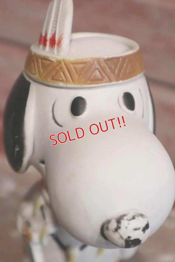 画像5: ct-1902021-06 Snoopy / 1980's Vinyl Squeak Toy "Indian"