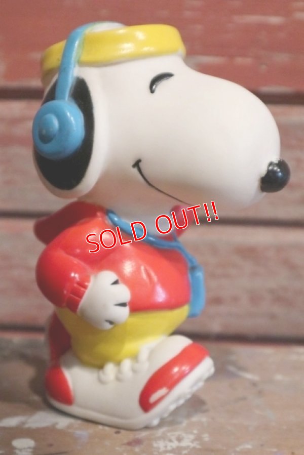 画像3: ct-1902021-07 Snoopy / Danara 1980's Squeeze Toy "Jogging"