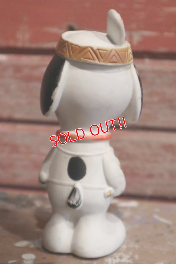 画像4: ct-1902021-06 Snoopy / 1980's Vinyl Squeak Toy "Indian"