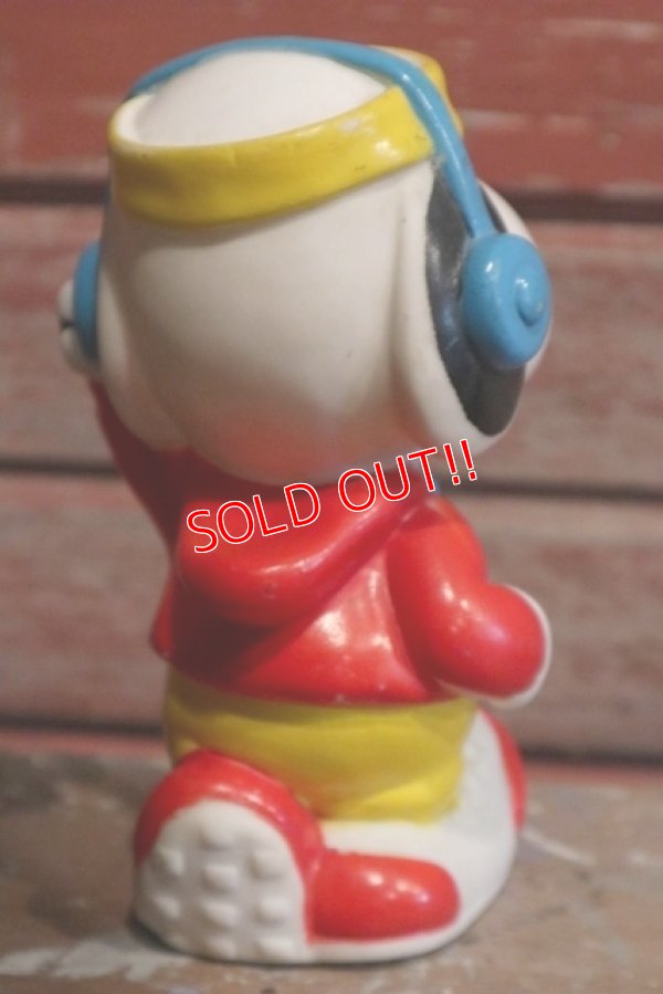 画像4: ct-1902021-07 Snoopy / Danara 1980's Squeeze Toy "Jogging"