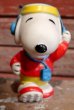 画像2: ct-1902021-07 Snoopy / Danara 1980's Squeeze Toy "Jogging" (2)