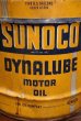 画像2: dp-190201-08 SUNOCO / 1950's 5 Gallons Dynalube Motor Oil Can (2)