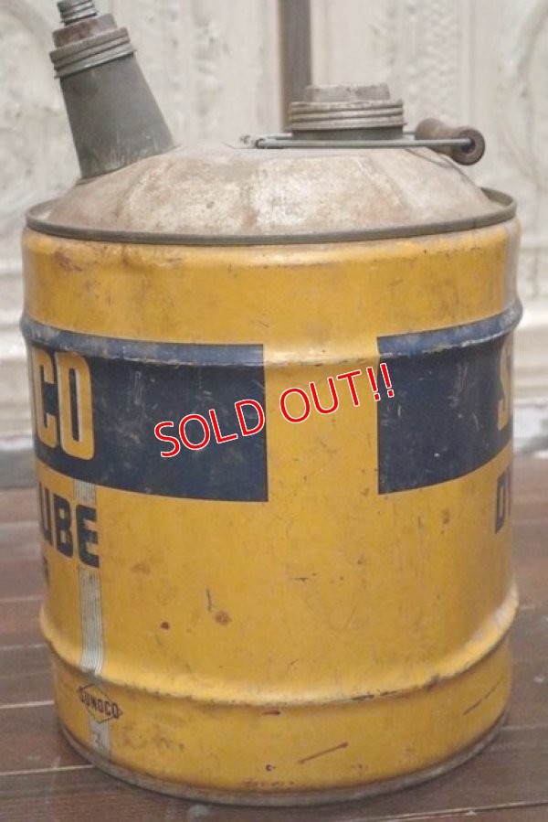 画像4: dp-190201-08 SUNOCO / 1950's 5 Gallons Dynalube Motor Oil Can
