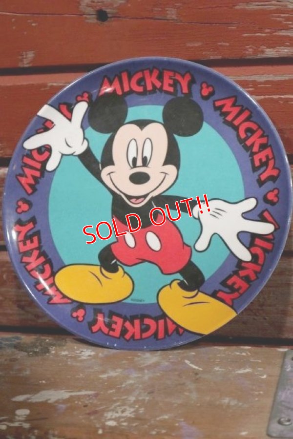 画像1: ct-1902021-25 Mickey Mouse / 1990's Plastic Plate