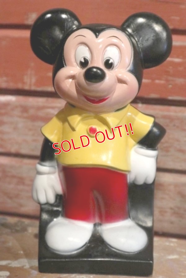 画像1: ct-1902021-14 Mickey Mouse / Play Pal Plastic 1970's Coin Bank (S)
