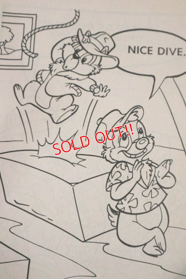 画像3: ct-1902021-34 Chip 'n Dale Rescue Rangers / 1990's Coloring Book