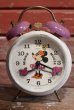 画像1: ct-1902021-05 Minnie Mouse / Bradley 1970's Two-Bell Alarm Clock (1)