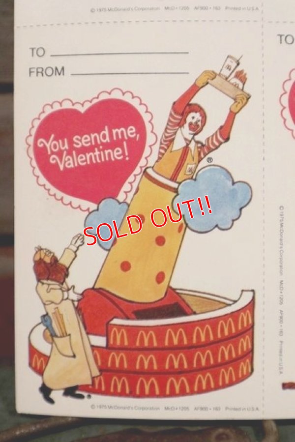 画像5: ct-140701-16  McDonald's / 1975 Valentine's Card