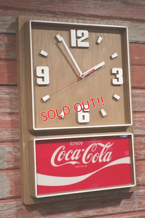 画像1: dp-190201-49 Coca Cola / 1970's-1980's Wall Clock
